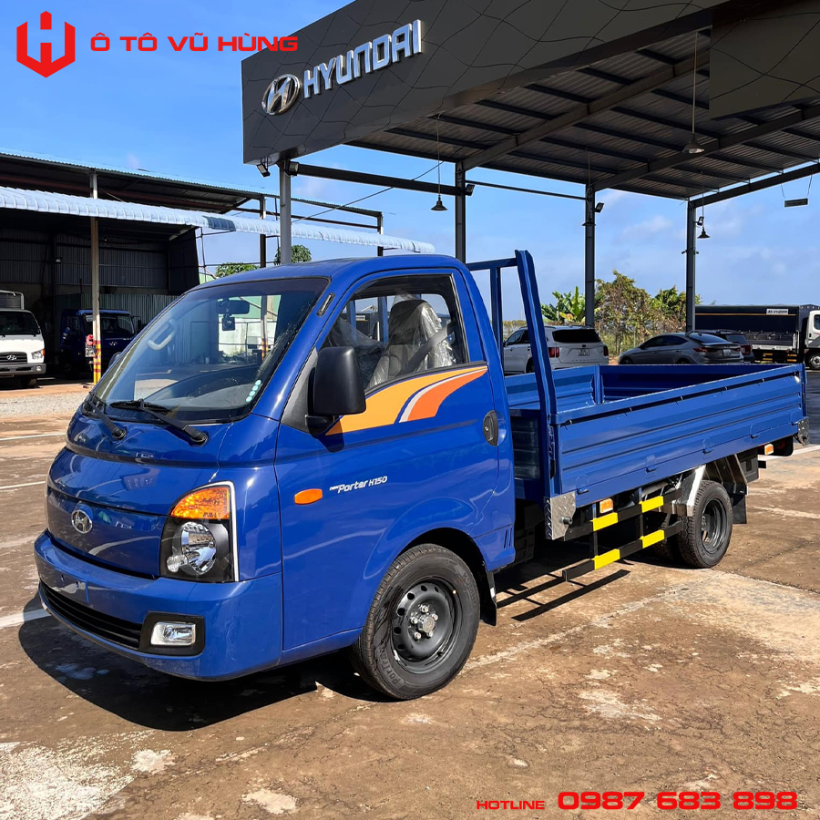 Xe Tải Hyundai New Porter H150 1.5 Tấn Thùng Lửng