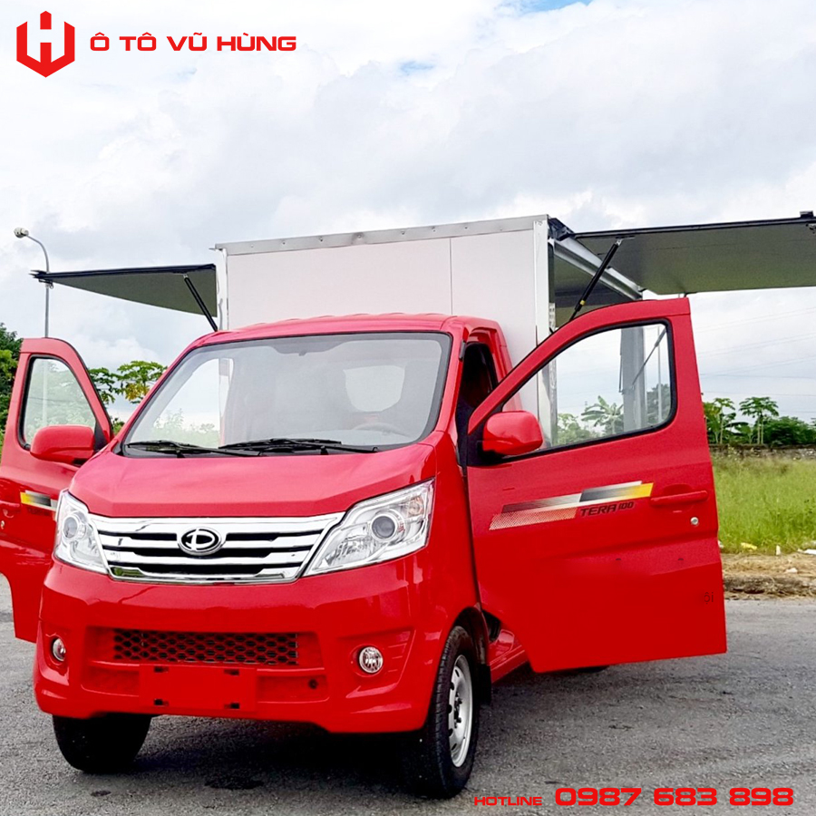Xe Tải Teraco Tera 100 990Kg Thùng Cánh Dơi